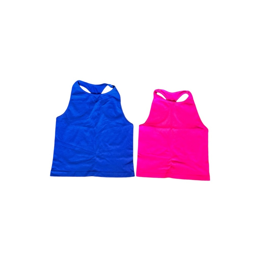 Free People Razorback pink and blue bundle tank top M/L